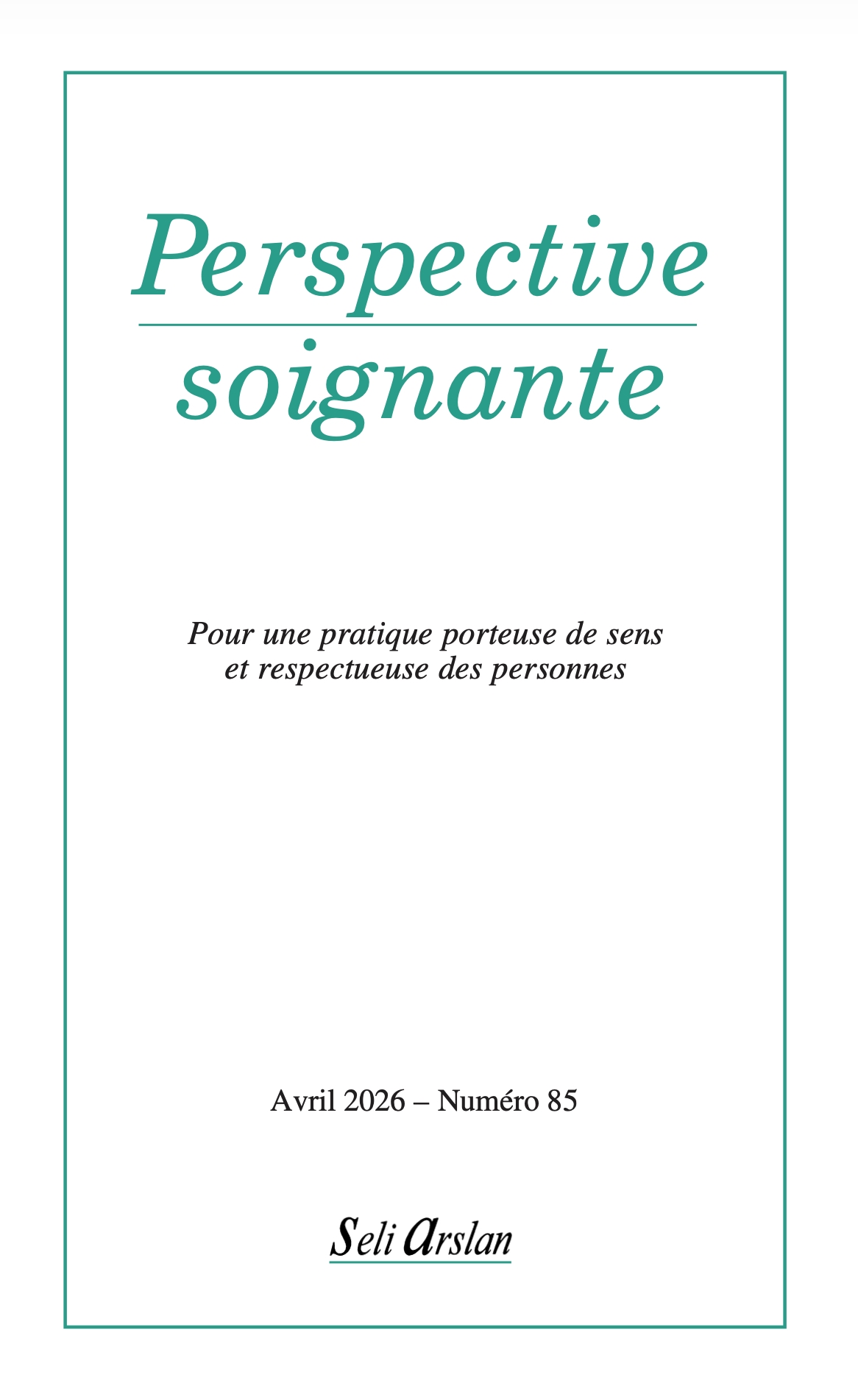 Persprective soignante n° 85